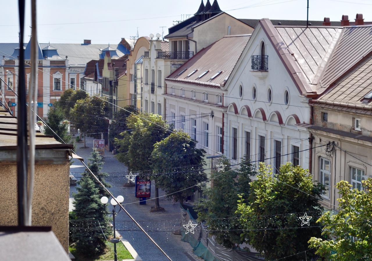 Panoramic View Top Floor Apartment In The City Center Mukacheve Bagian luar foto
