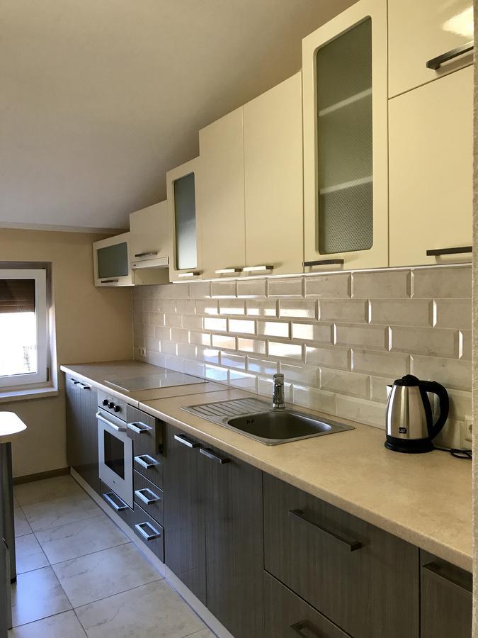 Panoramic View Top Floor Apartment In The City Center Mukacheve Bagian luar foto
