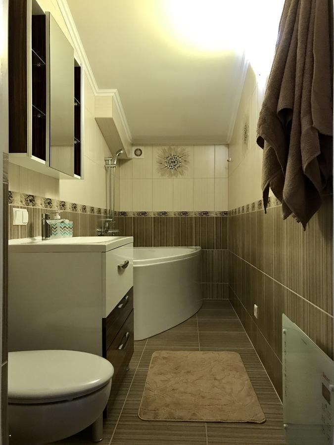 Panoramic View Top Floor Apartment In The City Center Mukacheve Bagian luar foto